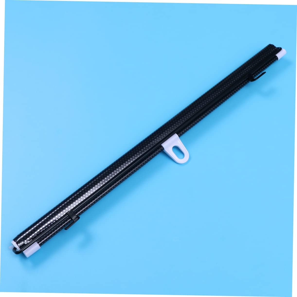 2 Set Retractable Car Window Curtains Black PVC Sun Shade Protectors for Side Windows Heat Reduction Glare Privacy Screen for Vehicle Easy to Install