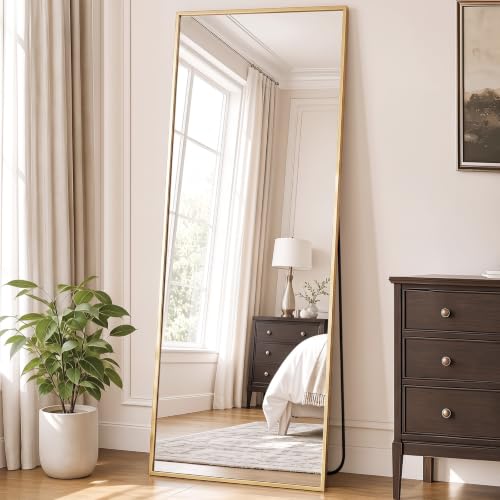 DUMOS 64"x21" Full Length Mirror with Stand