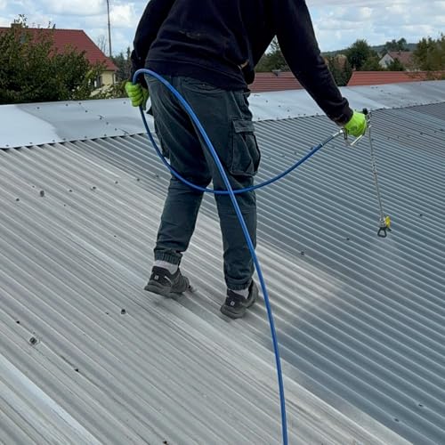 Roof Paint, 3 Kg, Base Colour, Roof Paint, Roof Renovation, Flexible Polymer Membrane, High Coverage, Weatherproof, Anthracite RM46 - 5