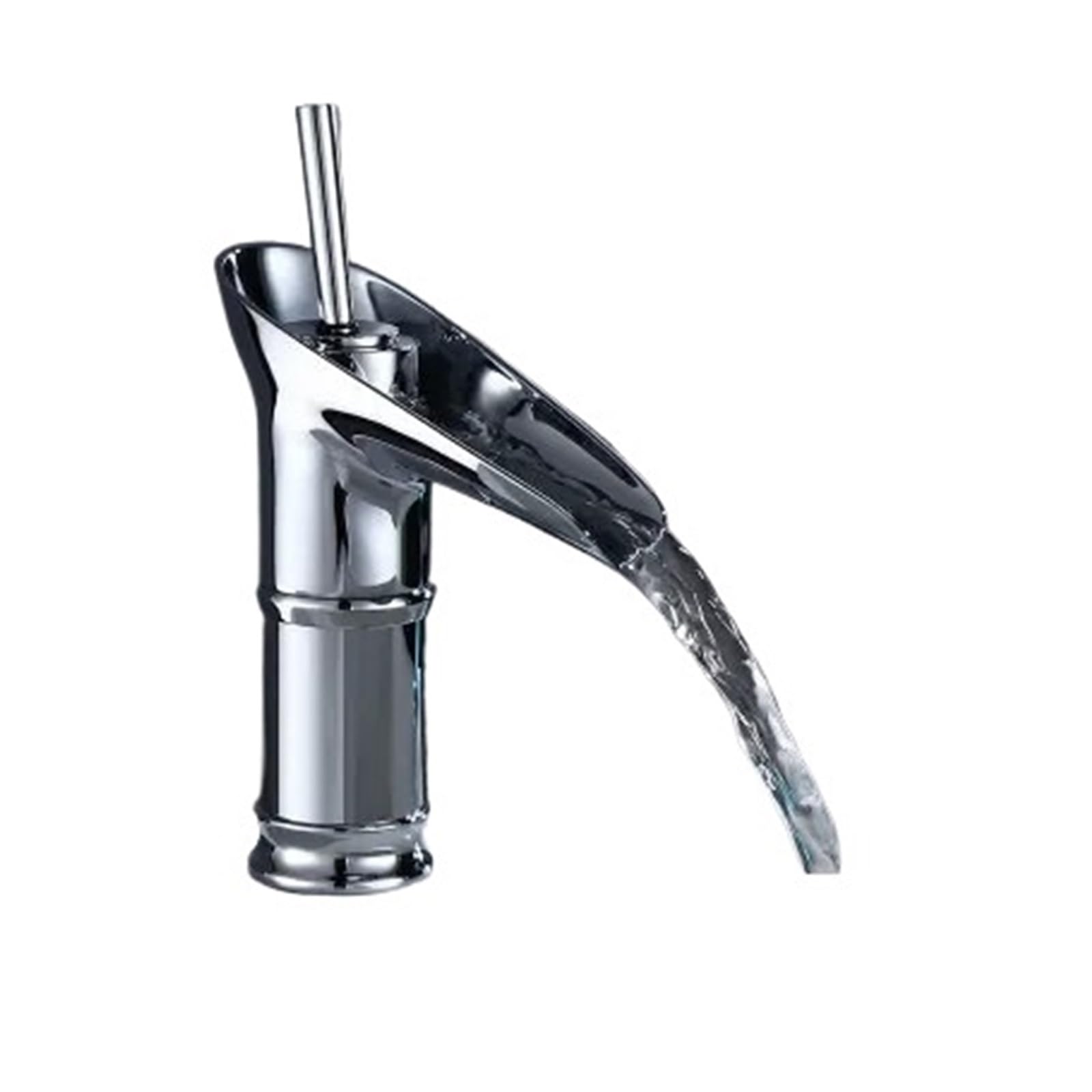 Faucet，Bathroom Faucet Single Lever Waterfall Basin