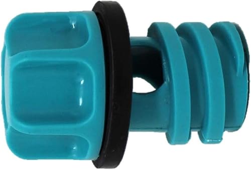 Miniatura 4 de JSP Manufacturing Ensamble de tapón de drenaje y junta de enfriador verde azulado compatible con Yeti, RTIC, ORCA, OVO, Bird Dog Coolers 70QT 110QT