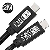4K 60HZ VIDEO: Das USB 3.2 Gen 2 Typ C zu USB C Monitorkabel unterstützt eine Bildauflösung von 4K@60HZ, was für ein Abspielen von Video oder Film oder flüssiges Gaming-Erlebnis bei hoher Performance erforderlich ist. Sie können Ihr MacBook Pro oder Samsung S10/9/8 direkt am 4K Monitor anschließen.
