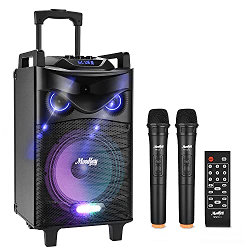 Photo 1 of Moukey Bluetooth Karaoke Machine for Adults - Outdoor Karaoke Speaker with Wireless Microphone