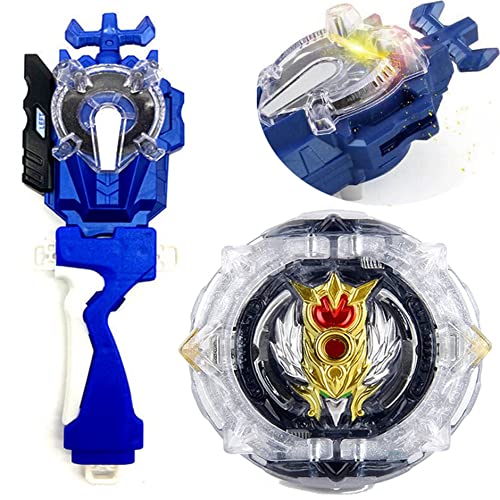 Left Right Sparking Launcher Lr Bey Burst Evolution Turbo Bay Blades Battling Tops String Launcher Grip DB B-192 Greatest Rafael.Ov.HXt Booster God Bay Starter Set Gaming Toy Gift for Boys 5+