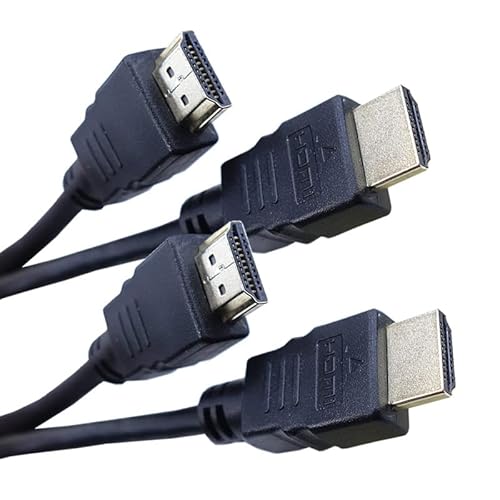 MaxLinker(マックスリンカー) HDMIケーブル 3m【2本セット】 HDMI Ver2.0 18Gbps 4k 3840x2160 60fps オーディオ対応 ネット対応 3D動画 リンク機能対応 (3m)
