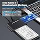 LUIRSAY SATA auf USB 3.2 Adapter für 2,5 und 3,5 SATA HDD und IDE-Festplatte, unterstützt 6TB, inklusive 12V 2A Netzteil, USB-Kabel und SATA-Kabel