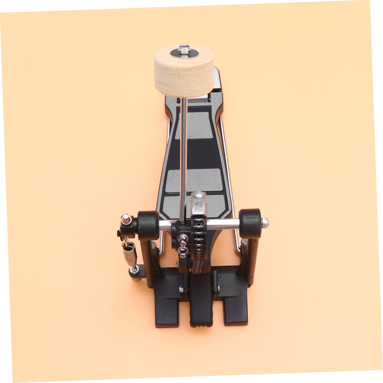 Toyvian Pedal de Batería de Metal Respuesta Rápida, Reemplazo Profesional para Bateristas, Adecuado para Tocar Jazz y Percusión en Escenarios