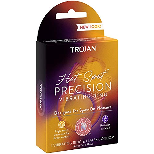 Trojan Vibrations Hot Spot Vibrating Ring Couples Massager #TOP4