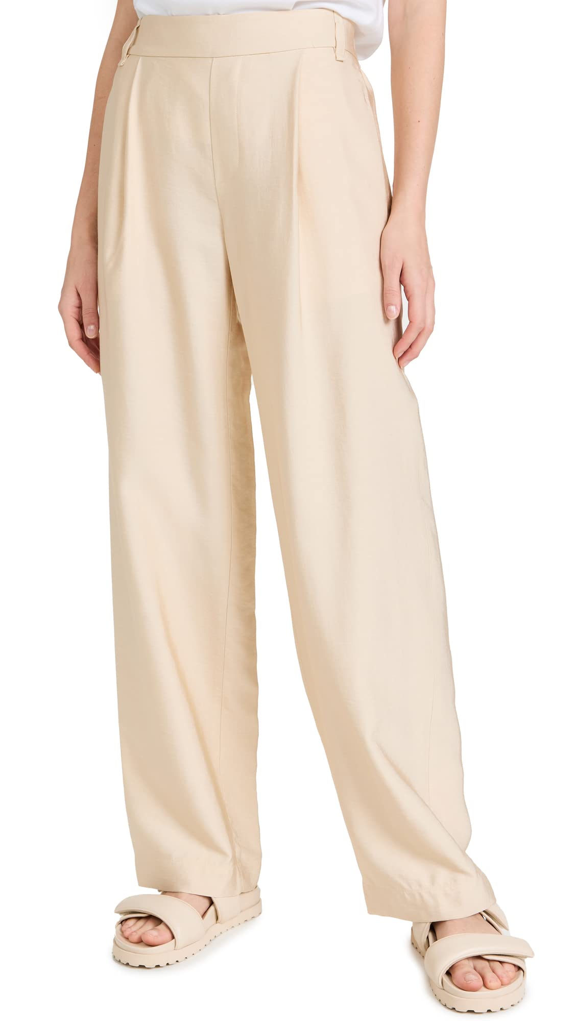 Vince Womens Straight Leg Pull on Pant