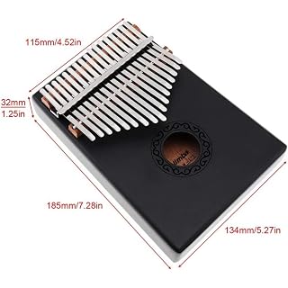 Générique Mini Finger Kalimba Thumb Piano 17 Touches Kalimba Single-Board Acajou Thumb Piano Mini Instrument à Clavier… - Les Beatles, Paul McCartney, John Lennon, RIngo Starr, George Harrison Générique Mini Finger Kalimba Thumb Piano 17 Touches Kalimba Single-Board Acajou Thumb Piano Mini Instrument à Clavier… – Image 2