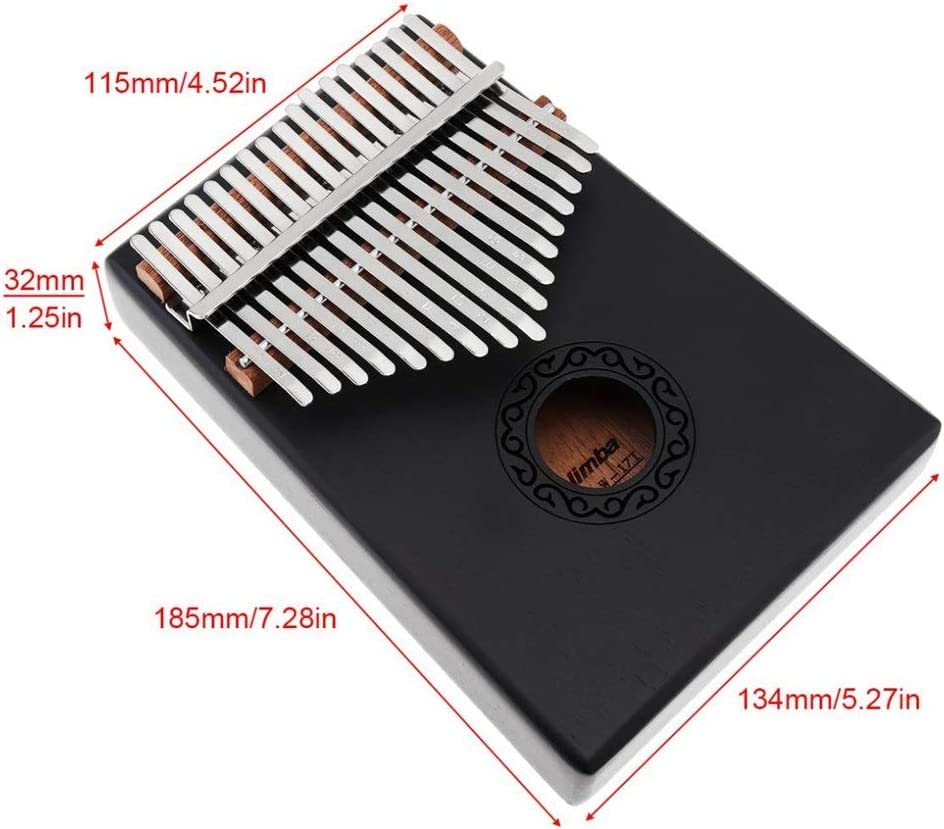 Générique Mini Finger Kalimba Thumb Piano 17 Touches Kalimba Single-Board Acajou Thumb Piano Mini Instrument à Clavier… - Les Beatles, Paul McCartney, John Lennon, RIngo Starr, George Harrison Générique Mini Finger Kalimba Thumb Piano 17 Touches Kalimba Single-Board Acajou Thumb Piano Mini Instrument à Clavier… – Image 3