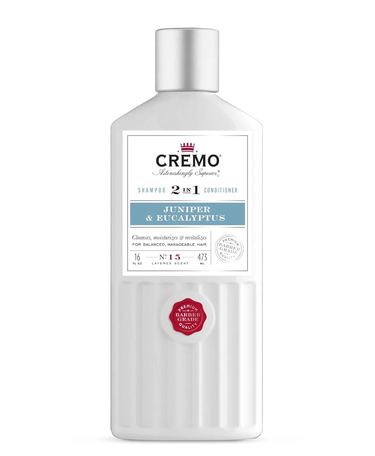 Banana Boat CREMO 2-in-1 Shampoo & Conditioner, with Juniper & Eucalyptus Scent, 16 Fl Oz