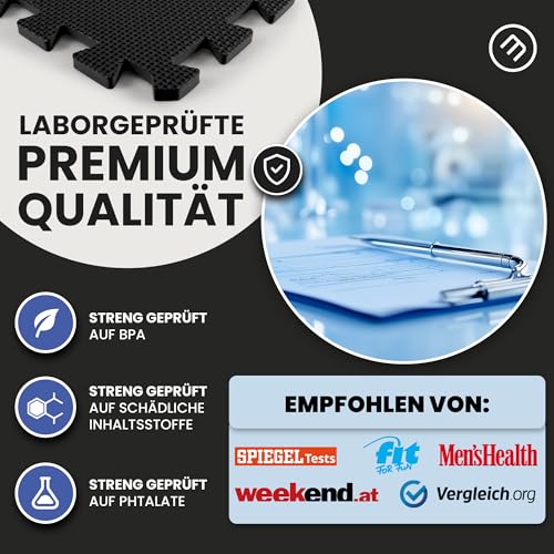 Schutzmatten Bodenschutzmatte Set Sportmatte Gymnastikmatte Puzzlematte: Puzzle Sportgeräte Matte Fitnessmatte Turnmatte Unterlegmatte Bodenmatte Sport Mat Trainingsmatte Gummimatte Yogamatte Fitness