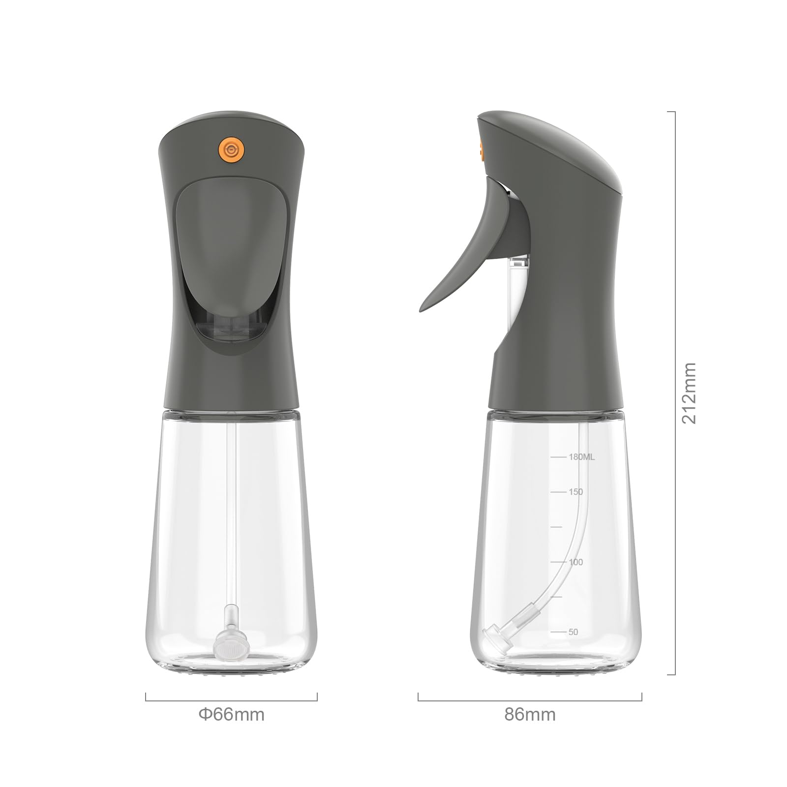GRIFEMA GC3003 Caffettiera 1.4L, Braccio filtrante con doppia uscita e due filtri, pressione 20 Bar,Caffettiera Elettrica per Espresso e Cappuccino Argento