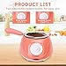 Chocolate Melting Pot, Electric Chocolate Melter Warmer Fondue Fountain Melting Pot Kit for Melting Chocolate, Candy, Milk, Butter, Cheese