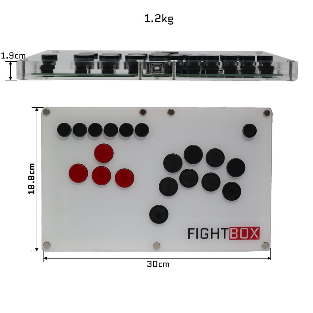 FightBox B3-PC controller with USB Type B port highlighted