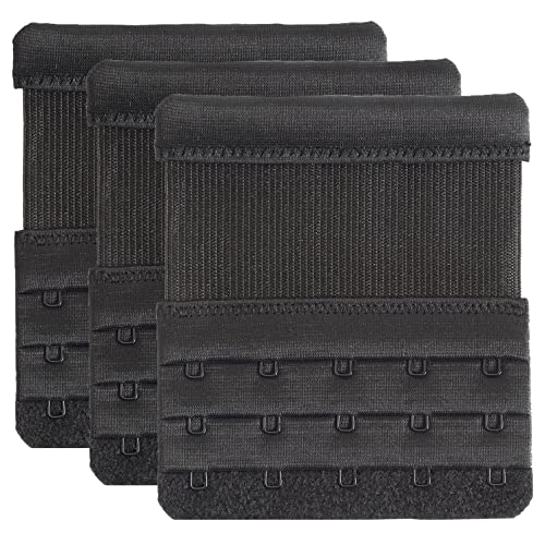 Image of Women's Bra Extenders 4 Hook / 3 Hook / 5 Hook / 2 Hook Soft Comfortable Stretchy Bra Extension Strap