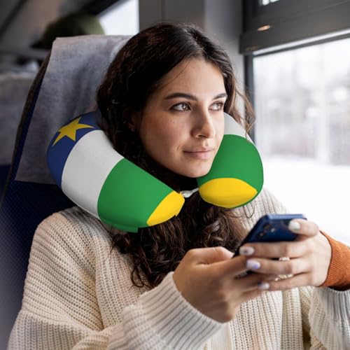 Almohada para cuello con diseño de bandera centroafricana miniatura 6