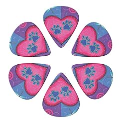Lot de 6 médiators en forme de patte de chien pour guitare acoustique, guitare électrique, basse, ukulélé – fins, moyens… - Les Beatles, Paul McCartney, John Lennon, RIngo Starr, George Harrison Lot de 6 médiators en forme de patte de chien pour guitare acoustique, guitare électrique, basse, ukulélé – fins, moyens… – Image 4