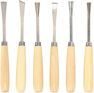 6pcs Carving Tool Kit Semicircle Wood Carving Hand Chisel Tool Set Woodworking Gouges Prcatical Carving Cutter Precise Carving Chisel