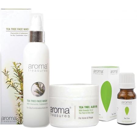 aroma treasures tea tree face wash