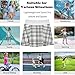 visesunny Girls Flowy Pleated Skirt White Black Plaid Tennis Golf Fashion Short Skorts for Casual Dance Outfit XL