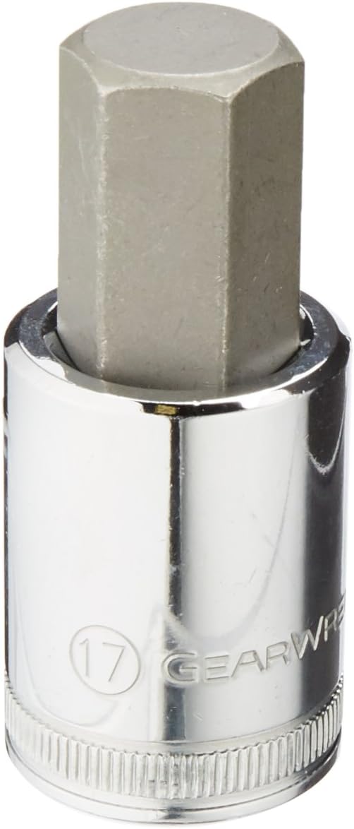GEARWRENCH 1/2" Drive Hex Bit Socket, 10mm - 80660