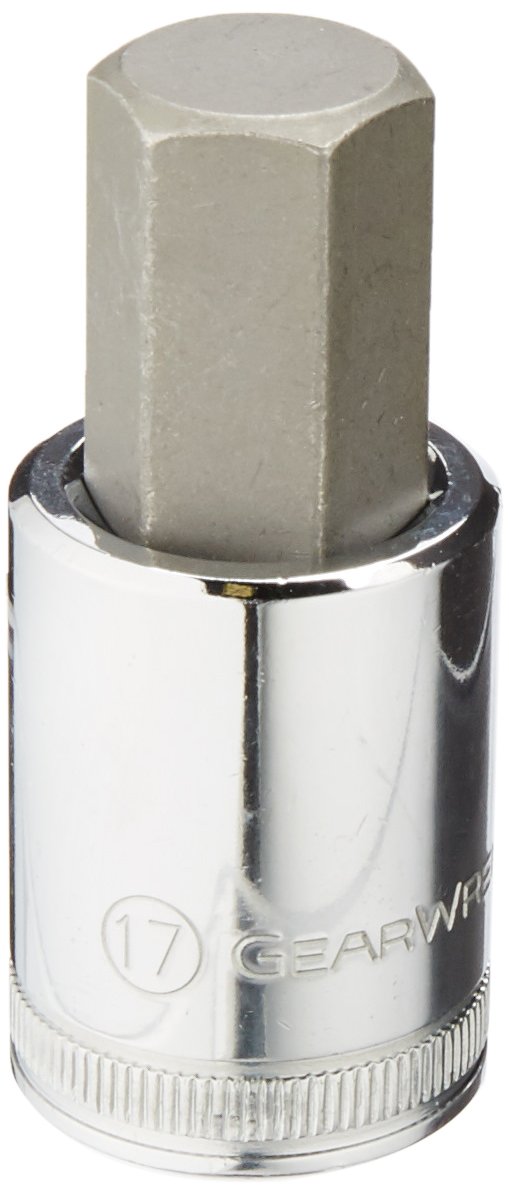 GEARWRENCH 1/2 inch Drive Hex Bit Socket 17mm 80663