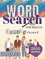 Family themed Word Search for Adults: Large Print Word Puzzles 1963240235 Book Cover