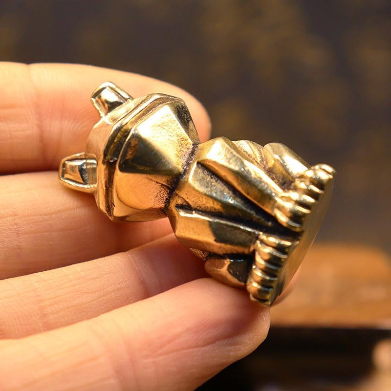 3.9cm レトロ 真鍮 クリエイティブ カエル 像 ホーム デスクトップ ティー ペット オーナメント 手芸