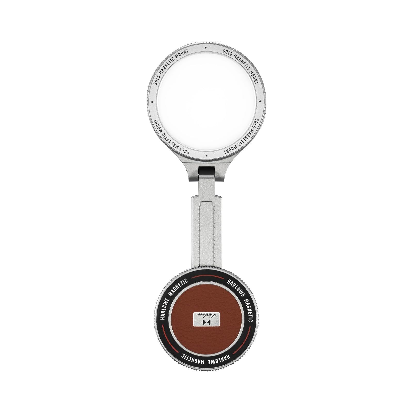 Harlowe Sol 5 Selfie Light for iPhone, Magnetic Bi-Color 2700K-6500K Dimmable Phone Lights Rechargeable and Portable Ambient Light for Photo and Video