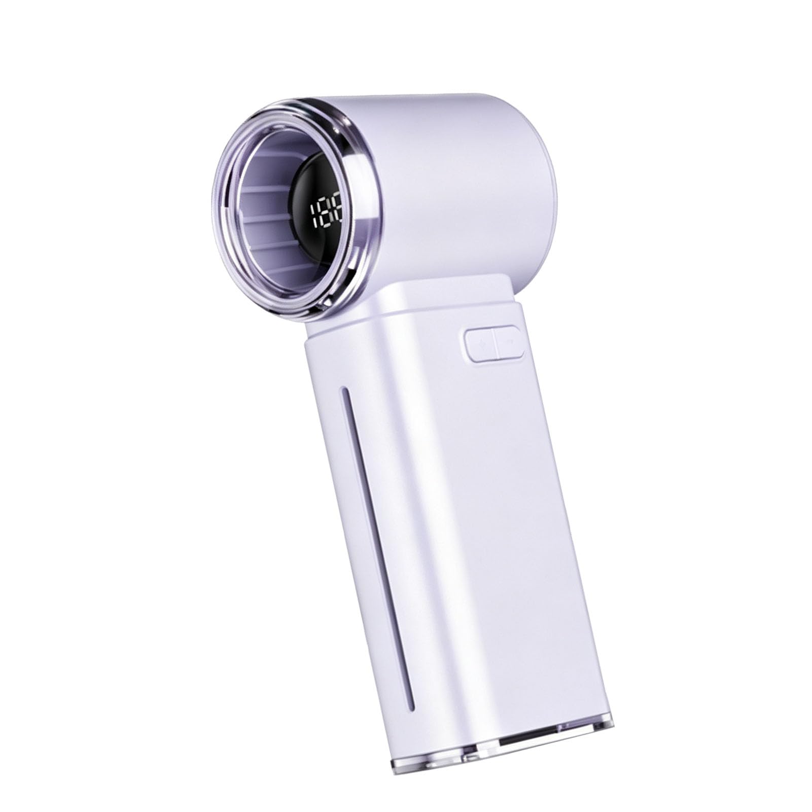 Ventilador turbo portátil Eacam de mano con 199 velocidades y motor silencioso morado