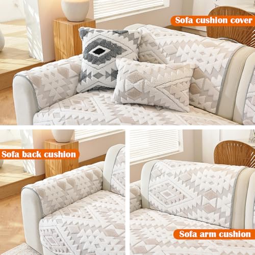 Housse de canapé lavable et antidérapante pour chiens en tissu - 4