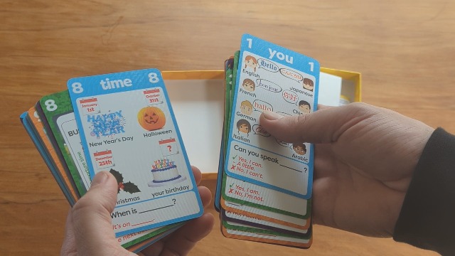 Amazon.com: AGO QnA Yellow ESL Card Game - Level 2.5. A Fun