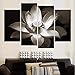 RuYun Arte de la Lona Impresiones Cartel Pared Modular 4P Blanco y...