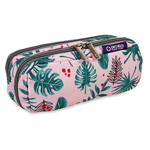 Image of J World Jojo Cute Pencil Case for Kids & Adults. Soft Fabric Zip Pen Bag