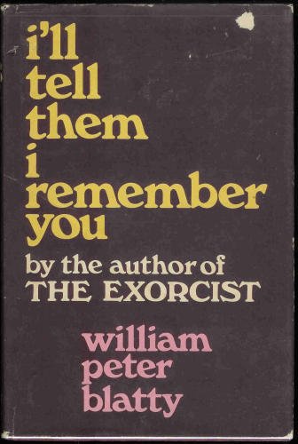 I'll tell them I remember you 0214200167 Book Cover