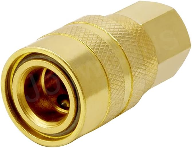 Joywayus 5pcs Air Coupler and Plug Kit，1/4 Inch NPT Industrial Brass Air Hose Fitting and Quick Connect Air Fittings