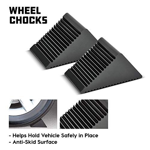 Powerbuilt 6 Piece Car Jack And Garage Creeper Service Set, 2 Ton Vehicle Lift, Jackstands, Folding Creeper, Wheel Chocks, Car Repair Garage Equipment - 640816 #TOP5