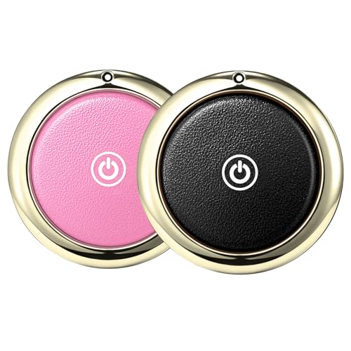 Tag Tracker Works with Apple Find My(iOS Only)（Pink&Black,2PCS