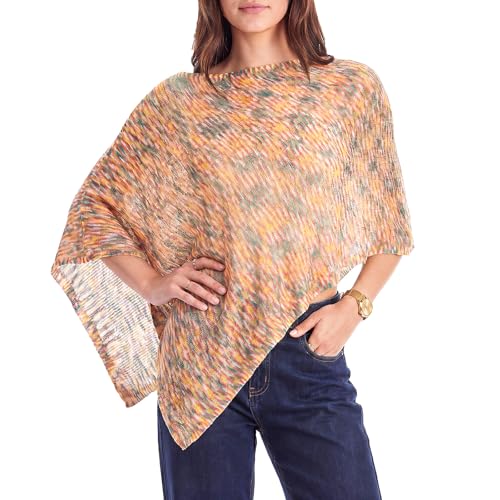Image of Women Sheer Poncho Shrug Summer Sheer Blouse Top Lightweight Poncho Bolero for Evening Dress