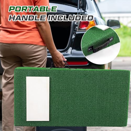 WinnerWhy 4 Inches Portable Pitching Mound Portable Youth Baseball Pitching Mound Softball Trainers for Training Pitching 30 x 16 x 4 Inch