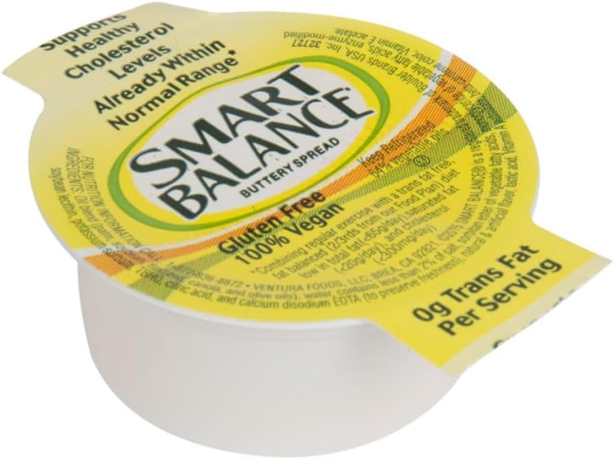 Ventura Foods Smart Balance Whipped Spread, 5 Gram -- 600 per case.