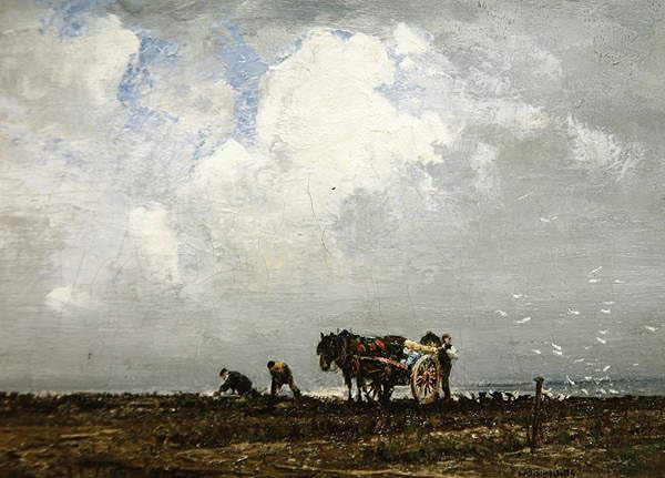 Tableau Gathering Rack par William Page Atkinson Wells impression sur toile 60x90cm