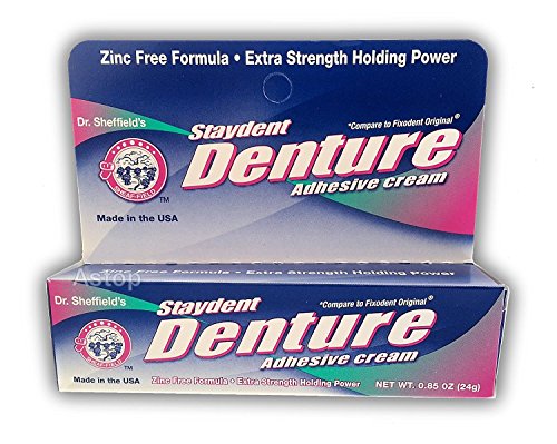 Dr Sheffield's STAYDENT, extra strength Denture Adhesive Cream, 0...