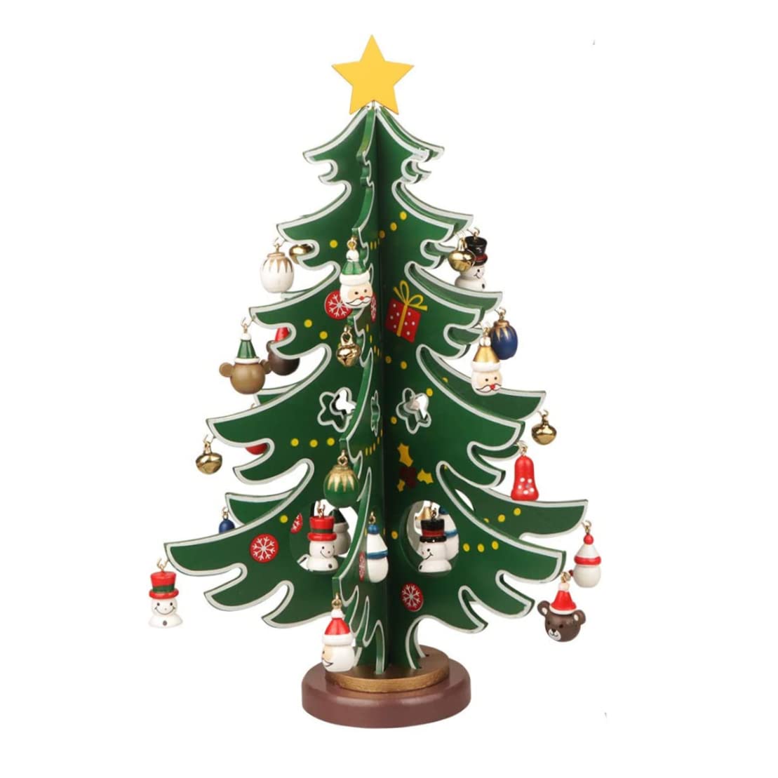 Mini Tabletop Christmas Tree Wooden Xmas Tree Ornaments Table Desk Decoration Medium Mini Xmas Tree Mini Christmas Tree Ornaments Wooden Christmas Tree Xmas Tabletop Decors