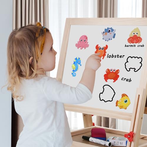Image of SUPINEEDO Fridge Magnet for Toddlers, Rubber Cute Animal Magnets for Baby | Refrigerator Magnets for Toddlers Educational Learning Toy Gift Whiteboard