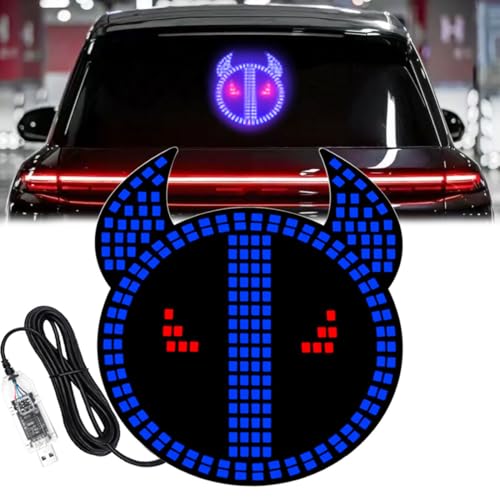 Lumière LED yeux de diable pour voiture et pare-brise