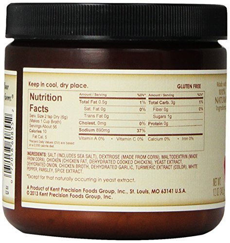 Orrington Farms Chicken Flavored Broth Base & Seasoning, 12-Ounce (Pack of 6)