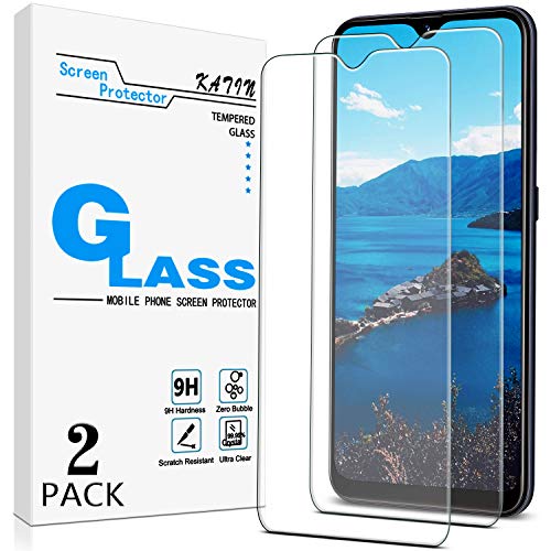 KATIN Galaxy A10s Screen Protector - [2-Pack] for Samsung Galaxy A10s Tempered Glass No-Bubble, 9H Hardness, Easy to Install (Release in 2019)